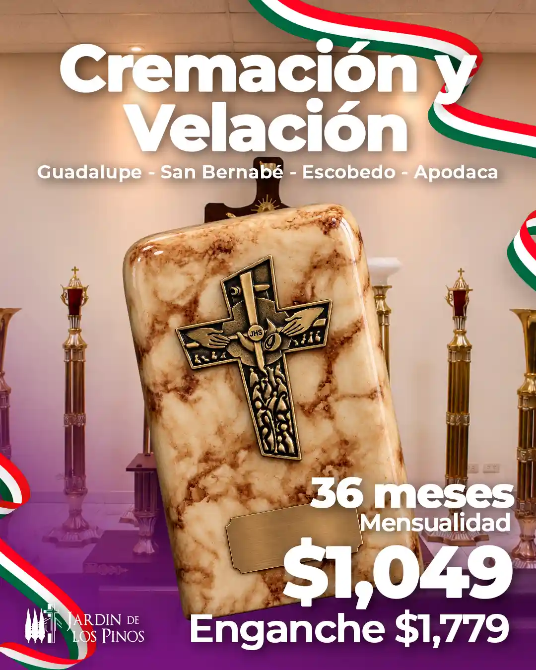 Promoción Cremación y Velación en Guadalupe, San Bernabé, Escobedo y Apodaca