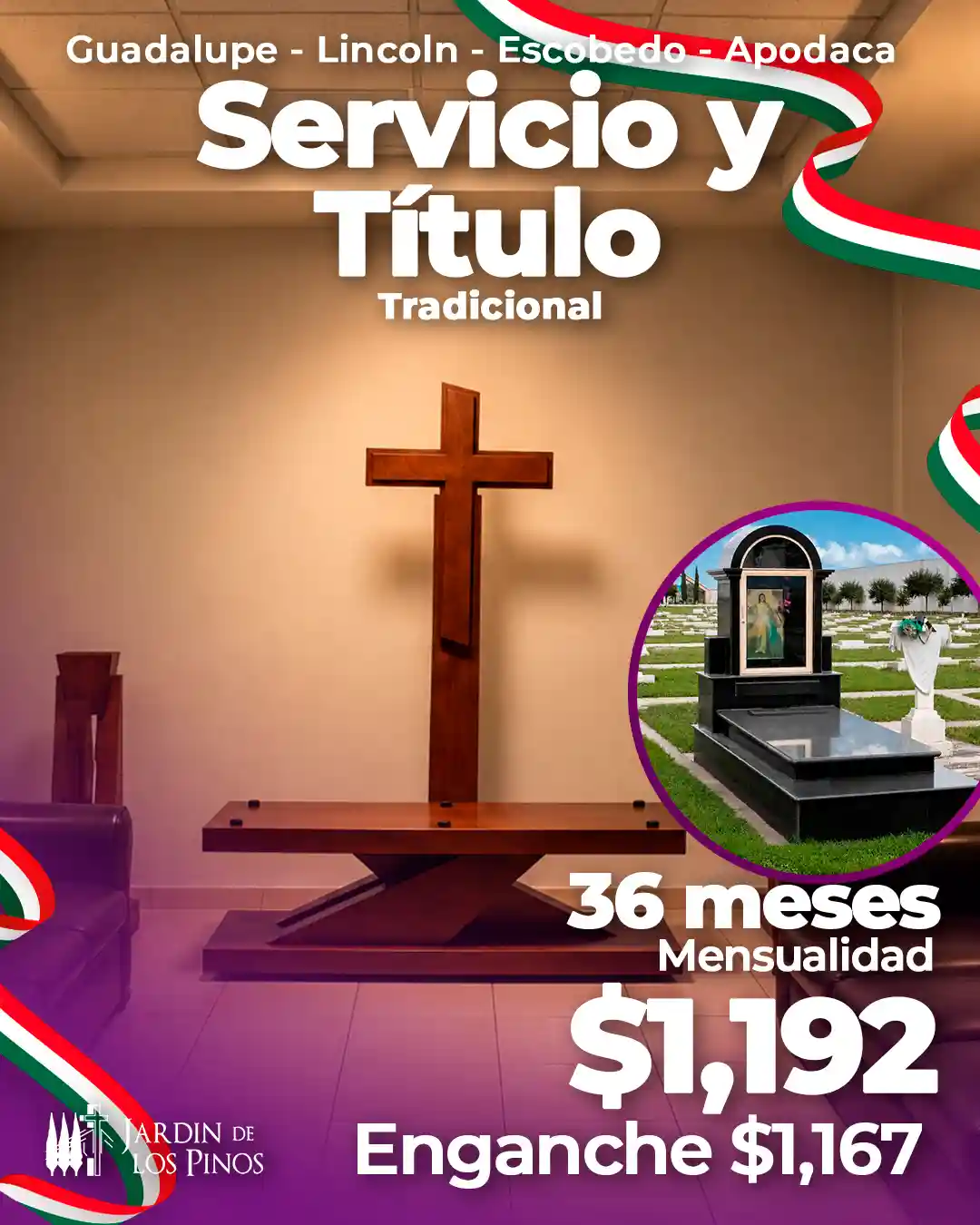 Promoción Servicio y Título Tradicional en Guadalupe, Lincoln, Escobedo y Apodaca
